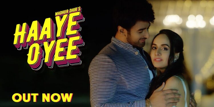 Actors Varsha Bhagwani Nishant Malkhani's peppy music video "Haaye Oyee"