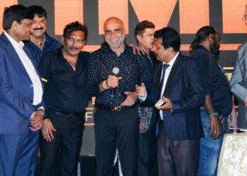 Umesha Shetty heading Lakshmi Narayan Group of Companies ( LNG) hosted a grand ceremony of NH studio and Time Group in Sahara Star Hotel