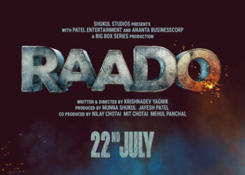 The wait is over as the the big-budget Gujarati Film "Raado" is releasing soon