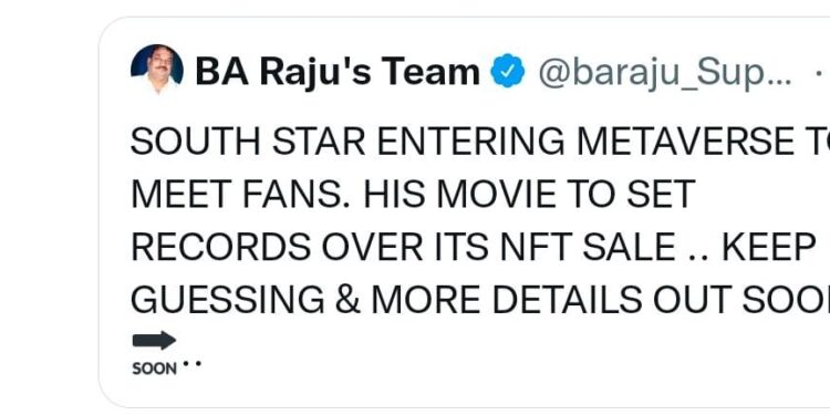 After KGF-2 NFTs would any South Indian movie enter NFT