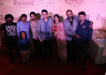 Banaras film Pan India Press Meet & Trailer Launched in a grand Event by Arbaaz Khan & Dr. V Ravichandran