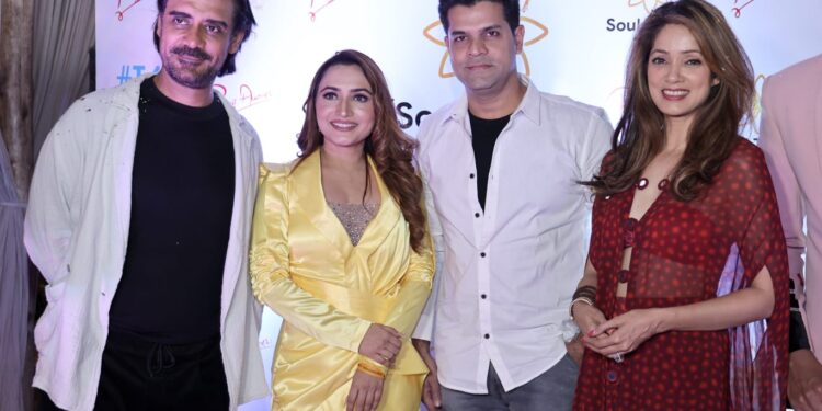 Dhrriti Saharan launches her Music Label SOUL TUNES inaugurated by Vidya Malavade in Juhu Mumbai