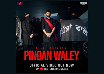 Icon Music presents Ricki Dhindsa's latest track 'Pindan Waley', a musical masterpiece